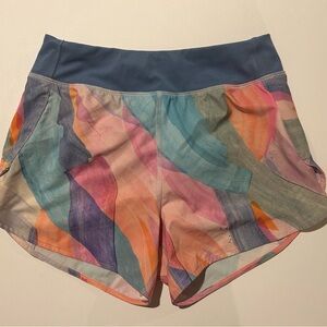 Athleta Multicolor Girls Shorts Lined Size L(12)